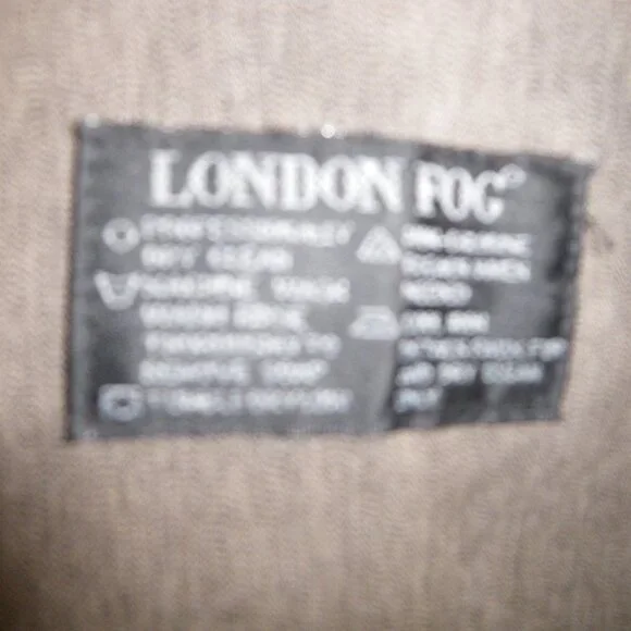 Vintage Unisex Classic London Fog Microfiber Trench Coat w/ Fleece Lining - Picture 6 of 9